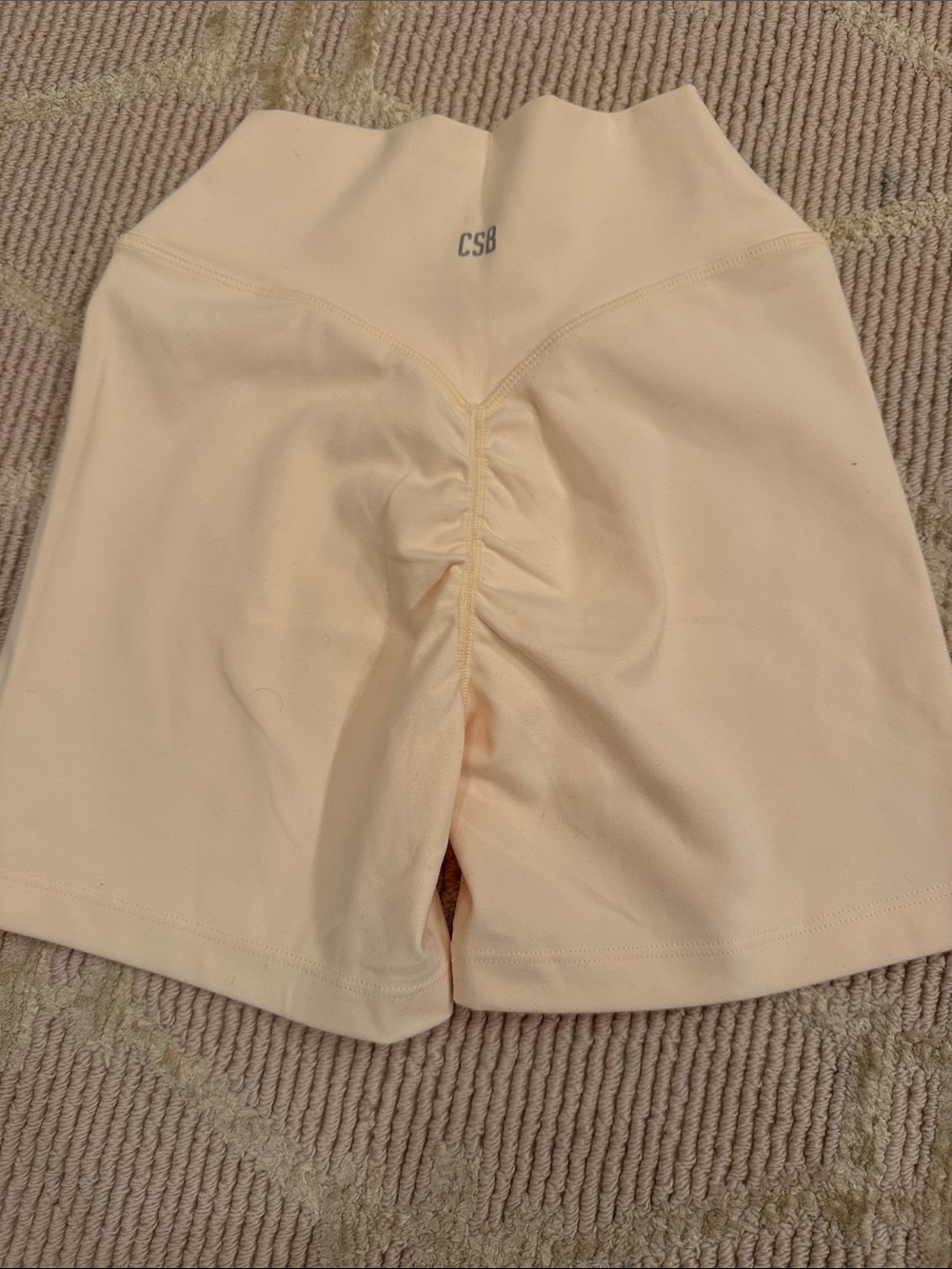 Csb Cream High-Waist Women’s Shorts xs